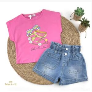 Conjunto 2 piezas de pink rubbit