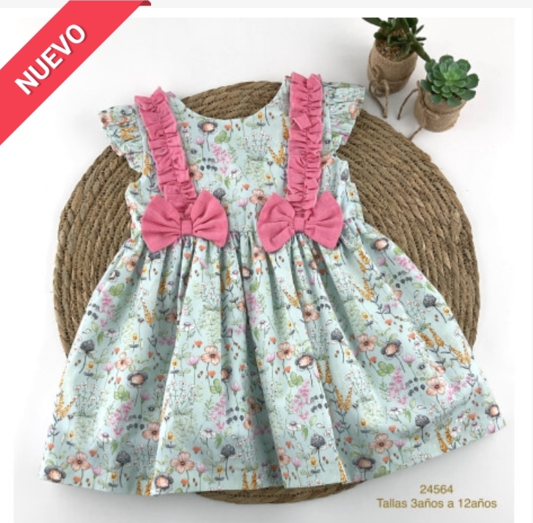 vestido flores