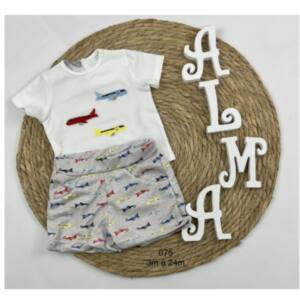 conjunto bebé Alma aviones