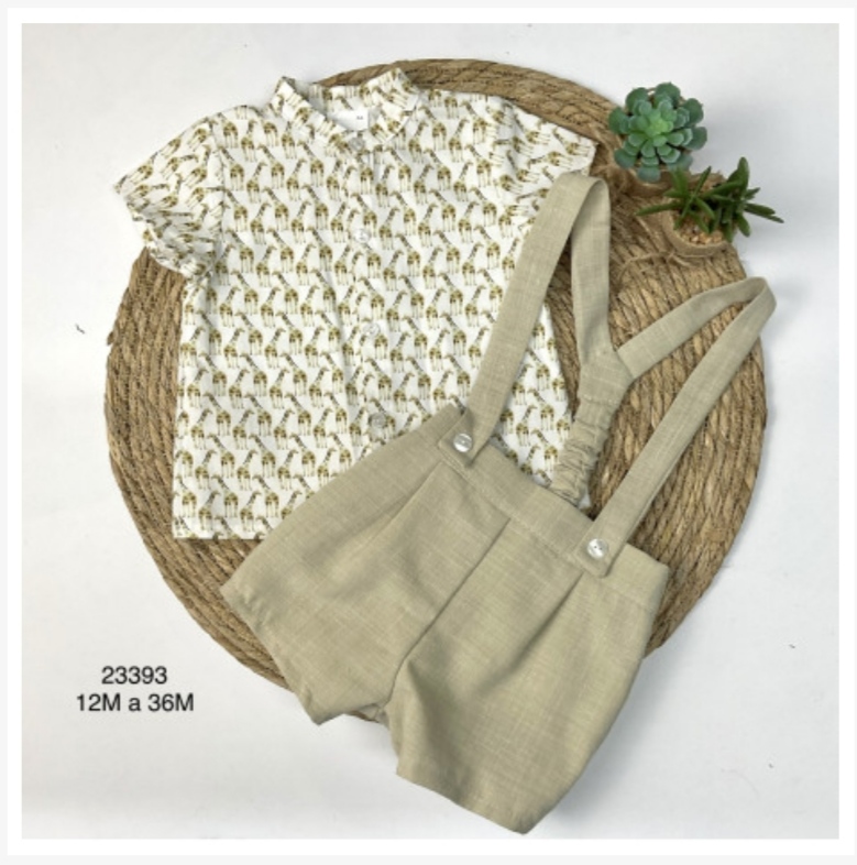 Conjunto bebé jirafas