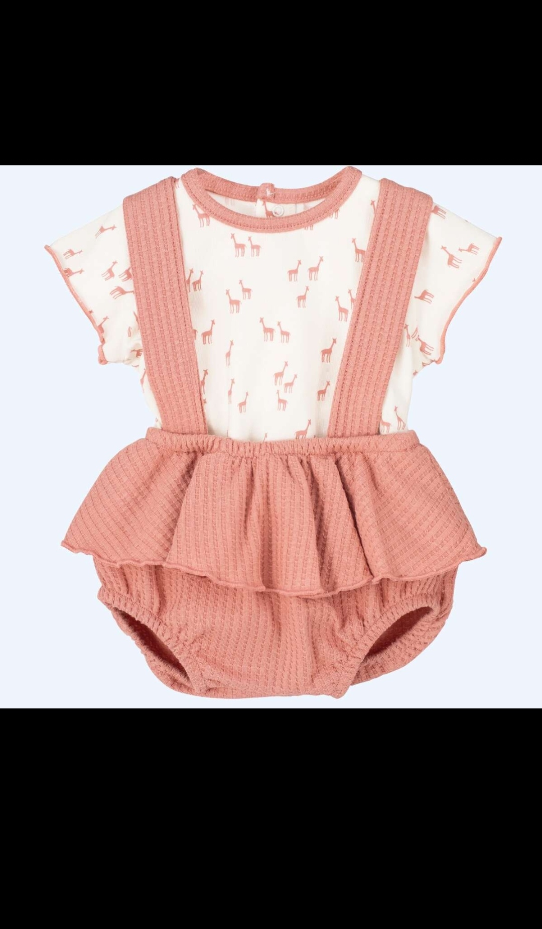 Conjunto ranita pelitre jirafas