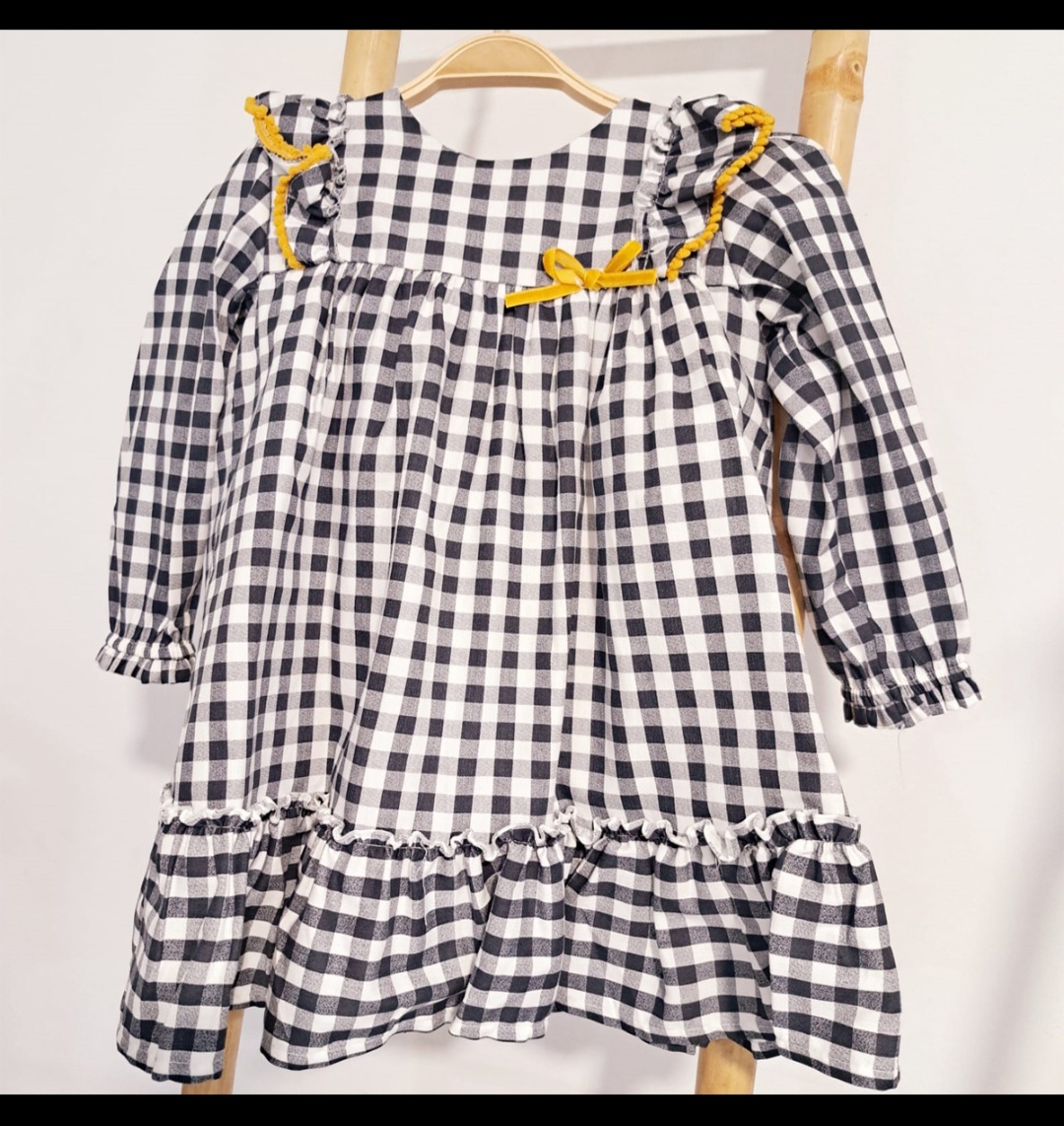 Vestido cuadros de Baby-Ferr - Imagen 2
