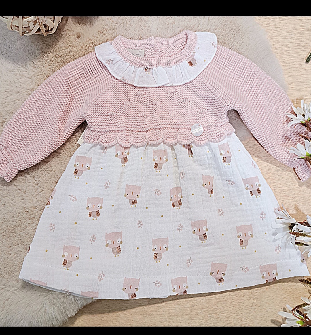 Vestido bebé búhos de Prim Baby